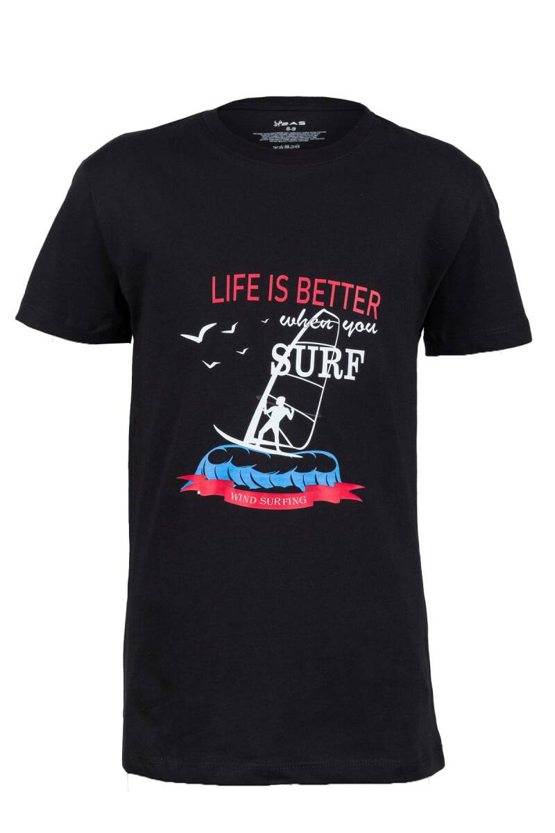 2AS Aja Çocuk Baskılı T-Shirt 219 - 1