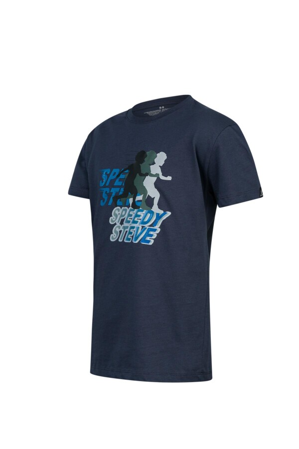 2AS Aja Çocuk Baskılı T-Shirt Lacivert 210 - 2AS (1)