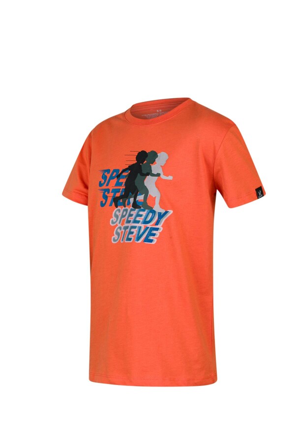 2AS Aja Çocuk Baskılı T-Shirt Turuncu 210 