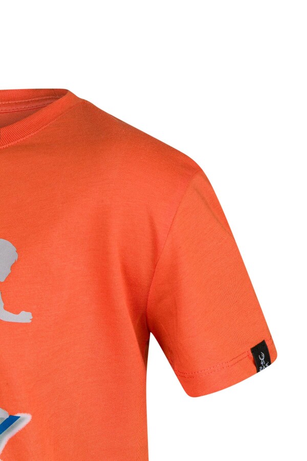 2AS Aja Çocuk Baskılı T-Shirt Turuncu 210 - 2AS (1)