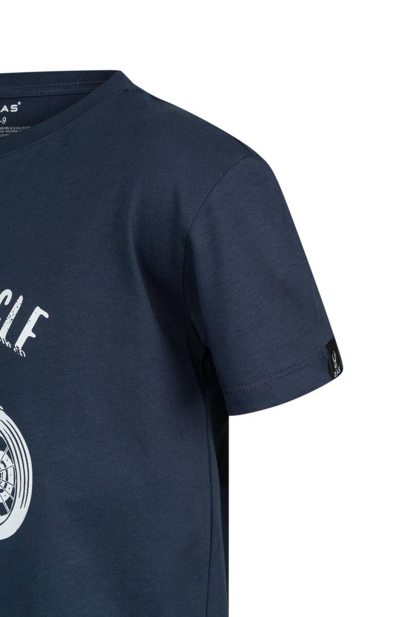 2AS Aja Çocuk Baskılı T-Shirt Lacivert 212 - 3