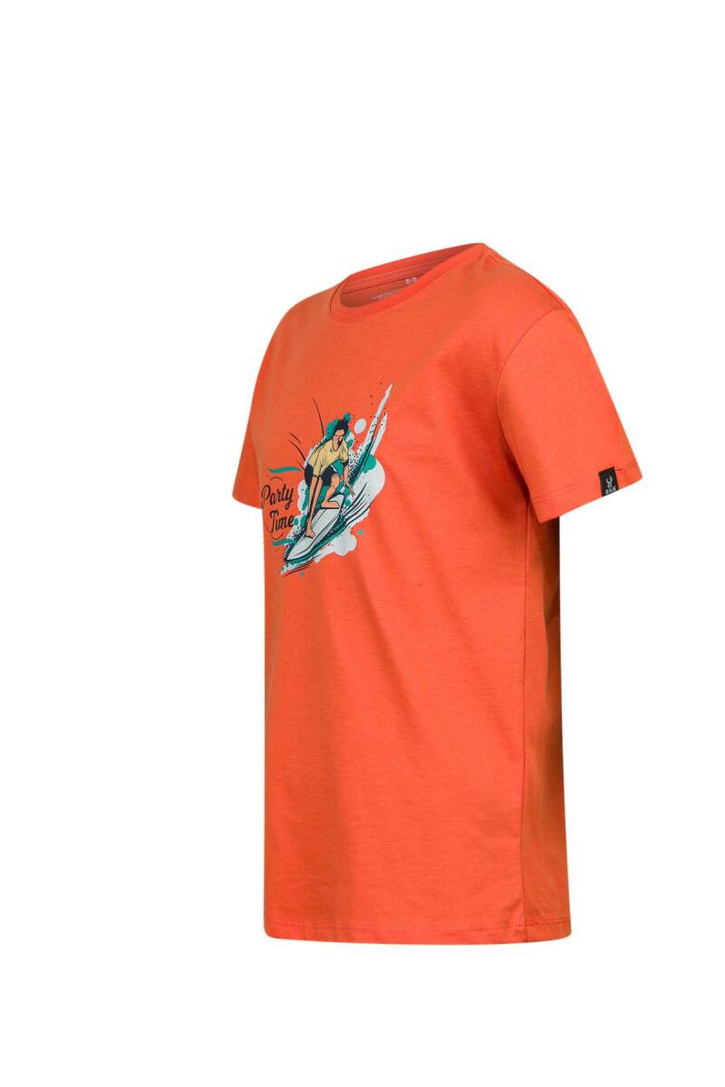 2AS Aja Çocuk Baskılı T-Shirt Turuncu 216 - 3