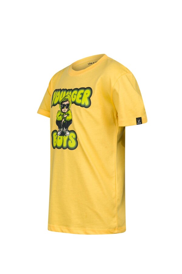 2AS Aja Çocuk Baskılı T-Shirt Sarı 214 - 2AS (1)