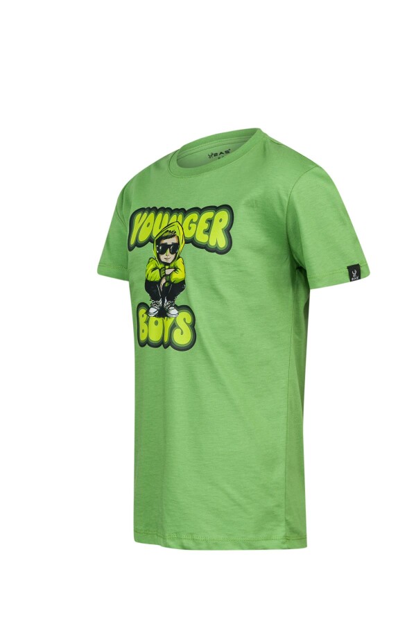 2AS Aja Çocuk Baskılı T-Shirt Yeşil 214 - 2AS (1)