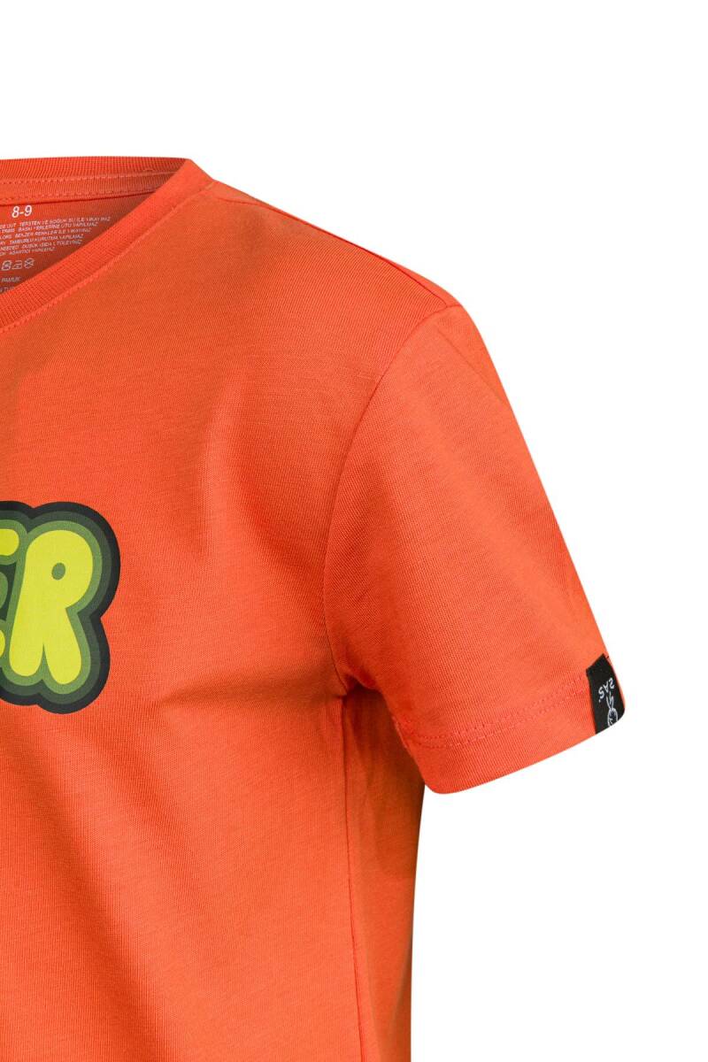 2AS Aja Çocuk Baskılı T-Shirt Turuncu 214 - 3