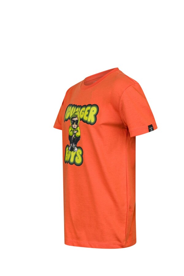 2AS Aja Çocuk Baskılı T-Shirt Turuncu 214 - 2AS (1)