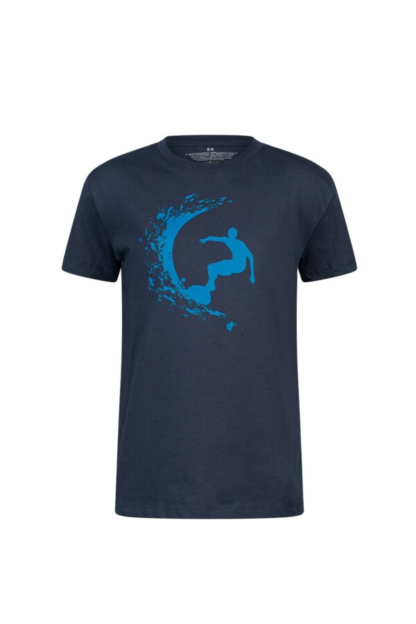 2AS Aja Çocuk Baskılı T-Shirt Lacivert 220 