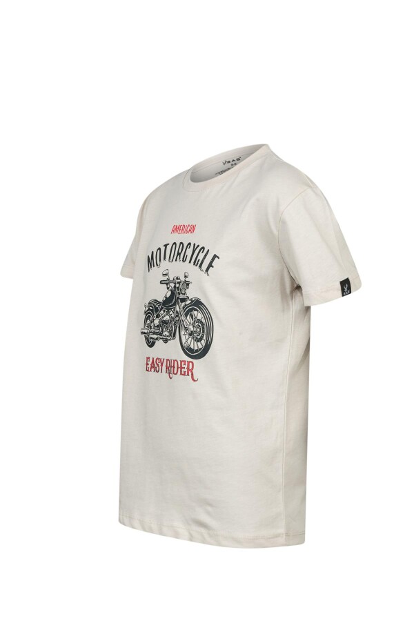 2AS Aja Çocuk Baskılı T-Shirt Kum 212 - 2AS (1)
