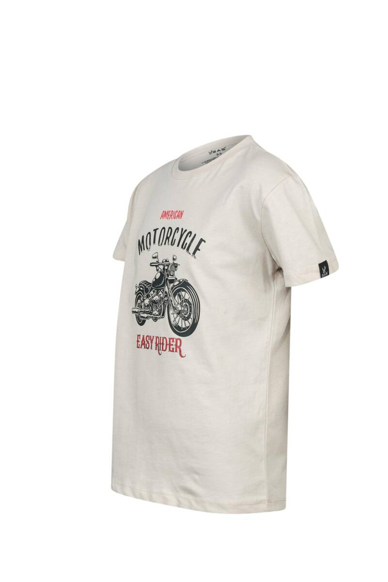 2AS Aja Çocuk Baskılı T-Shirt Kum 212 - 2