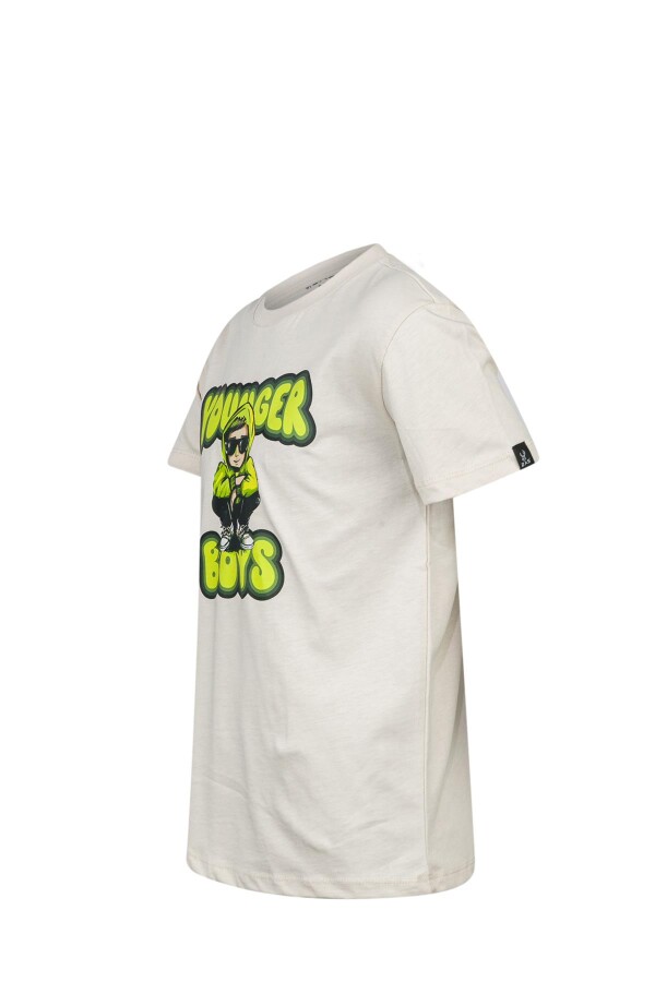 2AS Aja Çocuk Baskılı T-Shirt Kum 214 - 2AS (1)