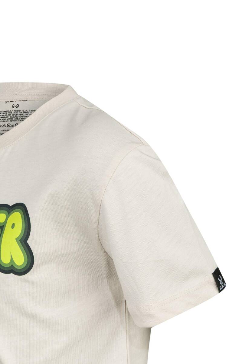 2AS Aja Çocuk Baskılı T-Shirt Kum 214 - 3