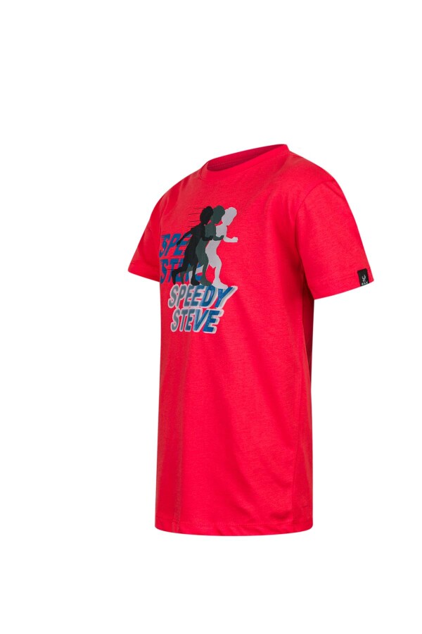 2AS Aja Çocuk Baskılı T-Shirt Kırmızı 210 - 2AS (1)