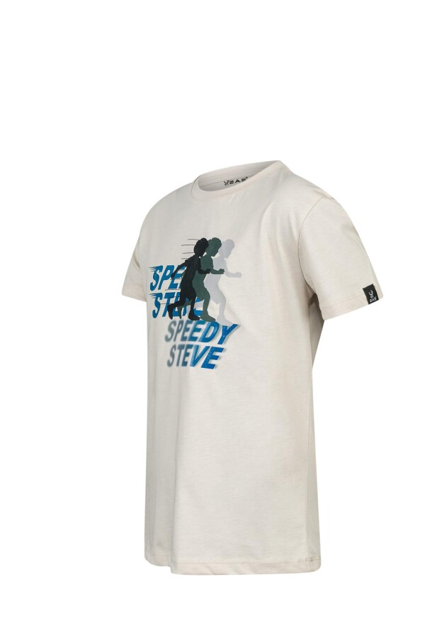2AS Aja Çocuk Baskılı T-Shirt Kum 210 - 2AS (1)