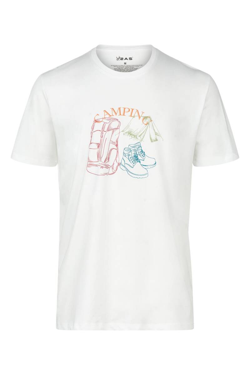 2AS Alex Baskılı Erkek Sıfır Yaka T-Shirt - 1