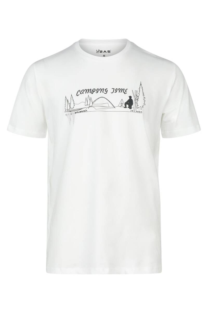 2AS Alex Baskılı Erkek Sıfır Yaka T-Shirt - 1