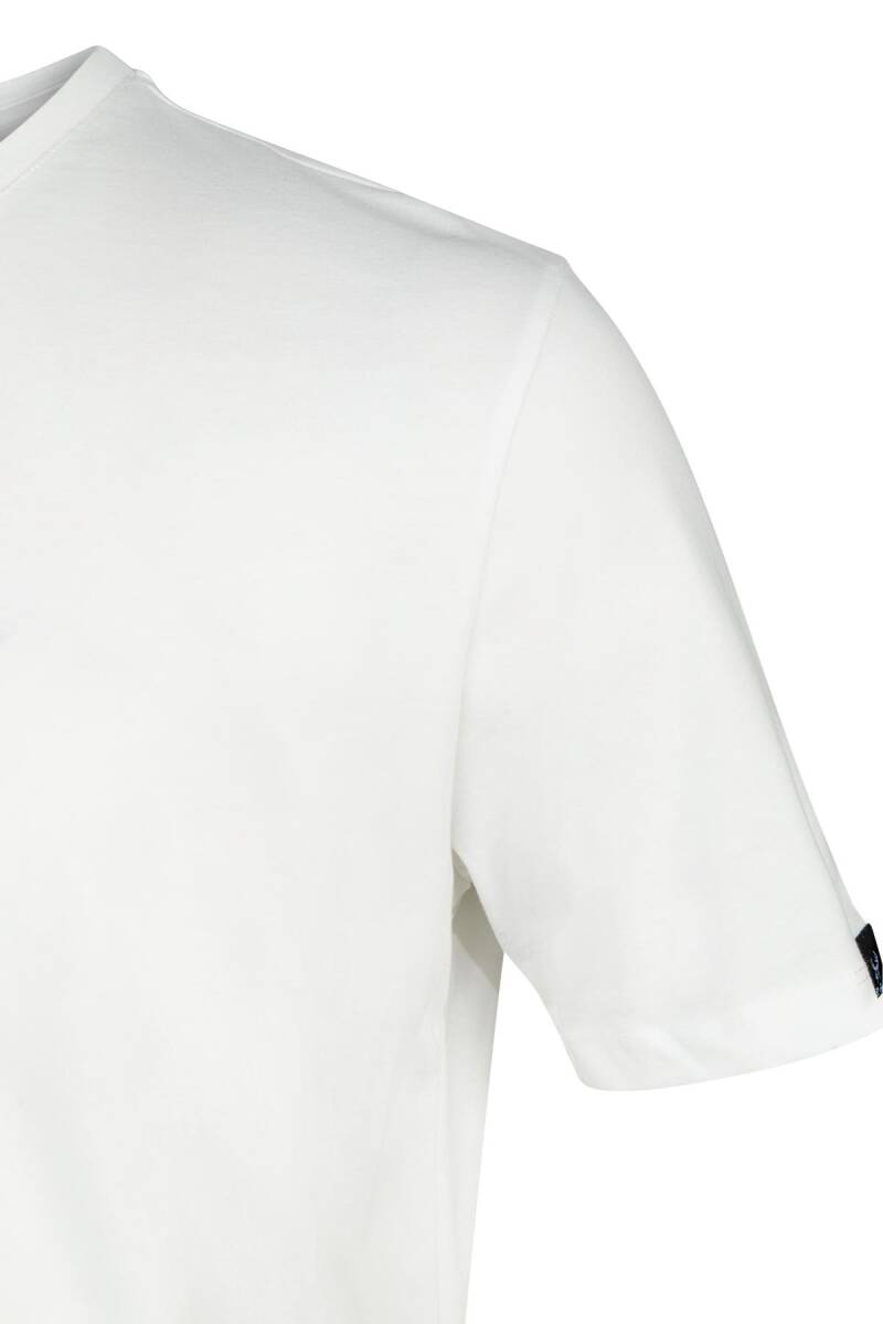 2AS Alex Baskılı Erkek Sıfır Yaka T-Shirt Beyaz - 3