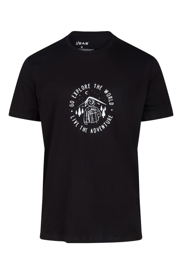 2AS Alex Baskılı Erkek Sıfır Yaka T-Shirt 