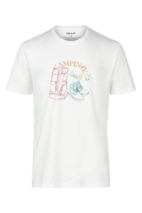 2AS Alex Baskılı Erkek Sıfır Yaka T-Shirt - 2AS