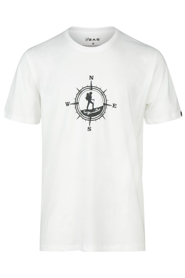 2AS Alex Baskılı Erkek Sıfır Yaka T-Shirt 
