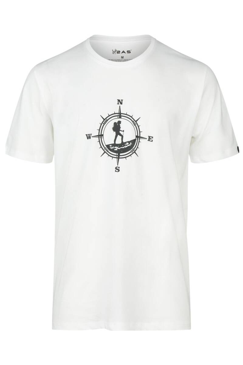 2AS Alex Baskılı Erkek Sıfır Yaka T-Shirt - 1