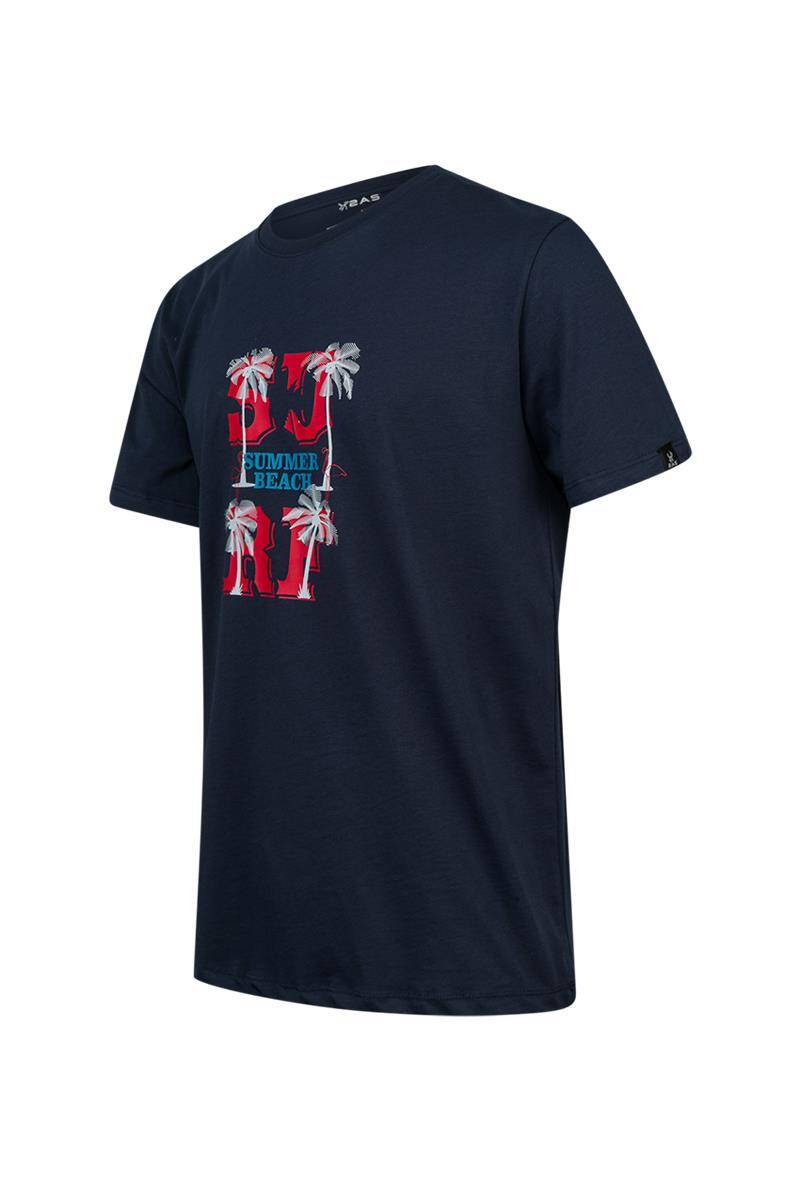 2AS Alex Baskılı Erkek Sıfır Yaka T-Shirt 047 - 2