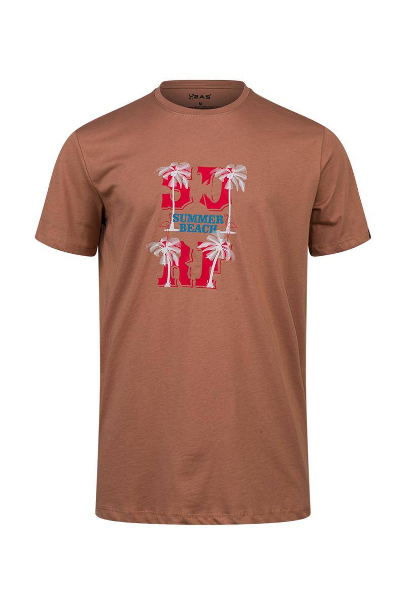 2AS Alex Baskılı Erkek Sıfır Yaka T-Shirt 047 - 1