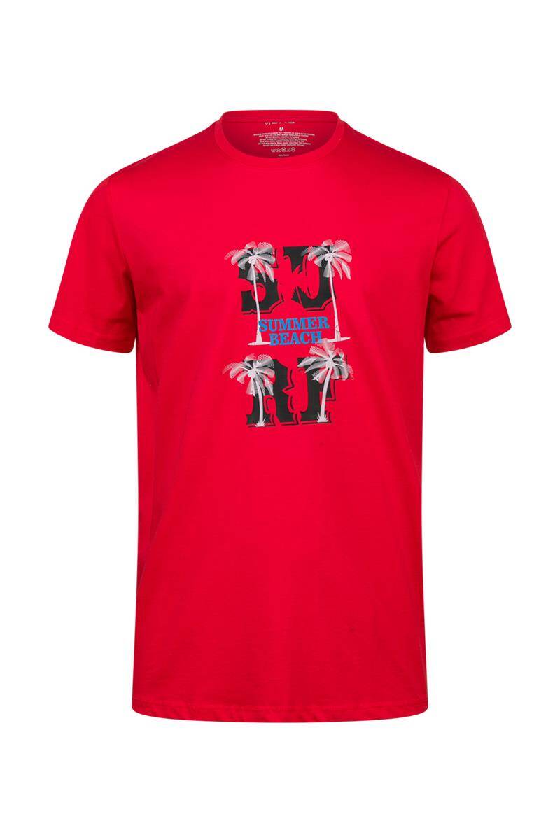 2AS Alex Baskılı Erkek Sıfır Yaka T-Shirt 047 - 1