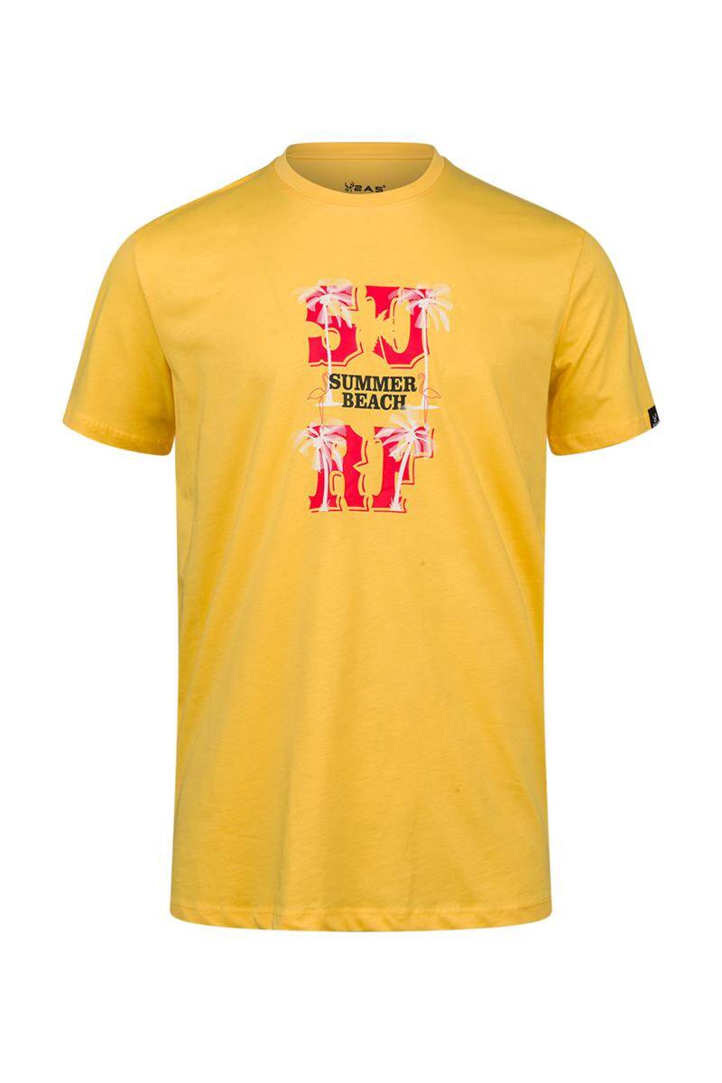 2AS Alex Baskılı Erkek Sıfır Yaka T-Shirt 047 - 1