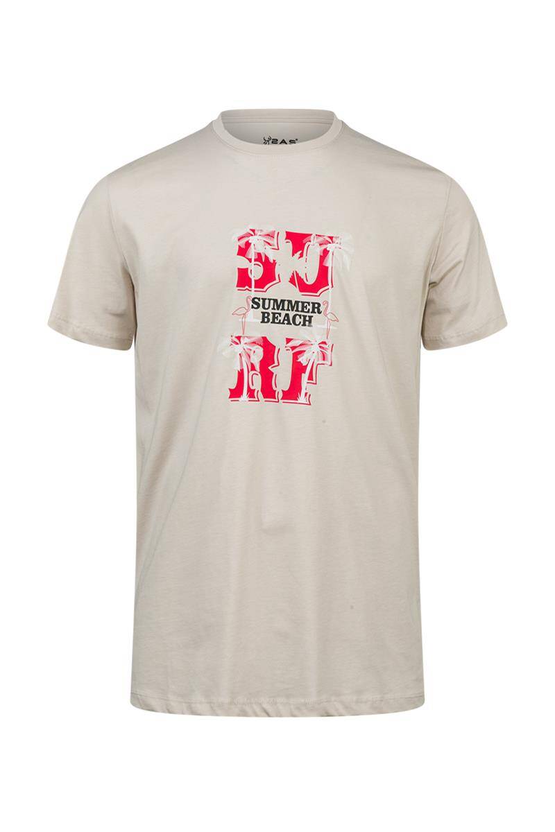 2AS Alex Baskılı Erkek Sıfır Yaka T-Shirt 047 - 1