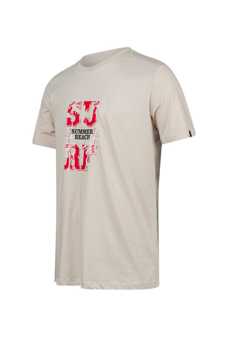 2AS Alex Baskılı Erkek Sıfır Yaka T-Shirt 047 - 2