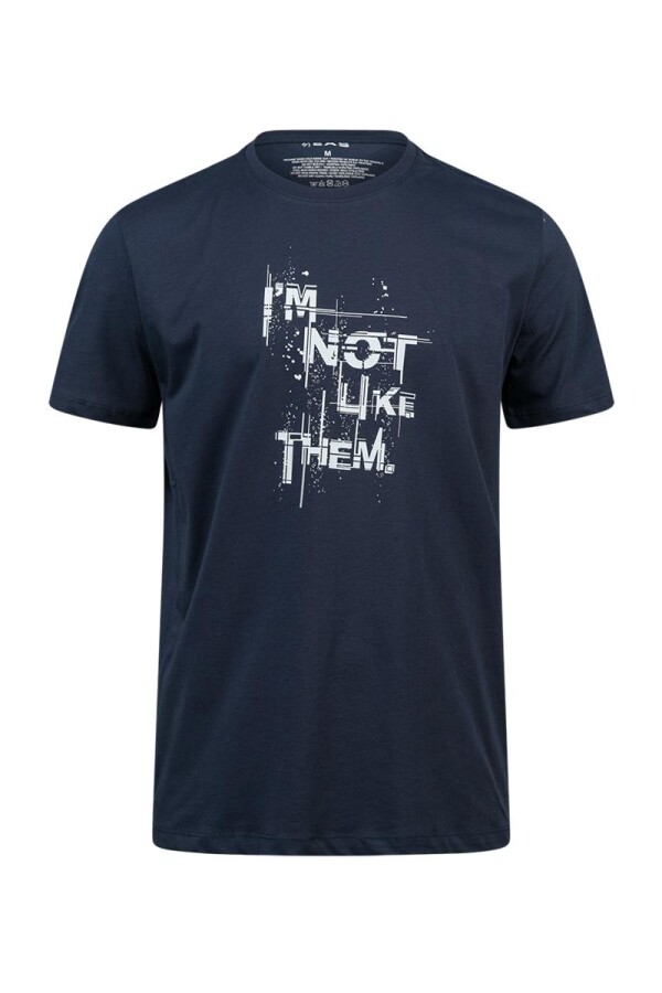 2AS Alex Baskılı Erkek Sıfır Yaka T-Shirt 035 