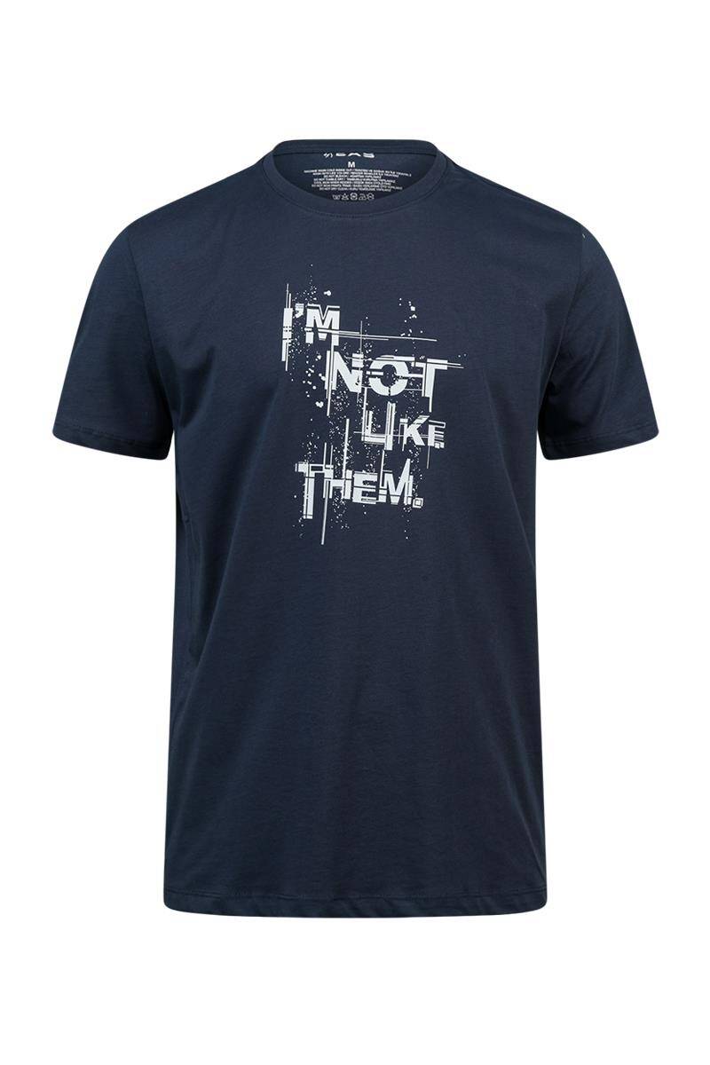2AS Alex Baskılı Erkek Sıfır Yaka T-Shirt 035 - 1