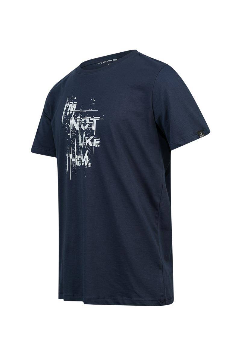 2AS Alex Baskılı Erkek Sıfır Yaka T-Shirt 035 - 2