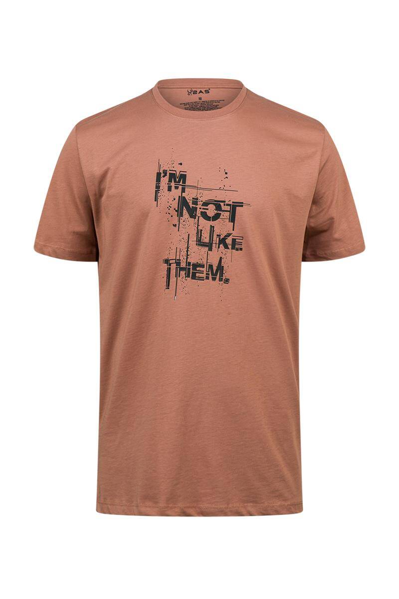2AS Alex Baskılı Erkek Sıfır Yaka T-Shirt 035 - 1