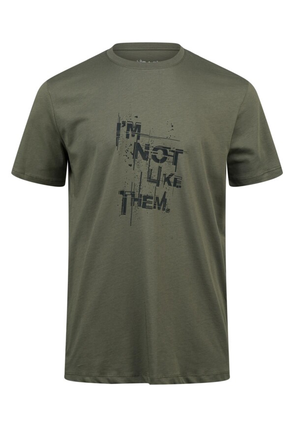 2AS Alex Baskılı Erkek Sıfır Yaka T-Shirt 035 - 2AS