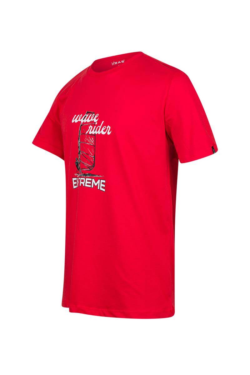 2AS Alex Baskılı Erkek Sıfır Yaka T-Shirt 042 - 2