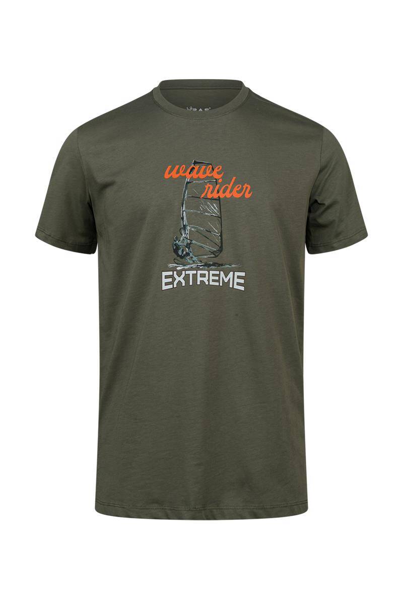 2AS Alex Baskılı Erkek Sıfır Yaka T-Shirt 042 - 1