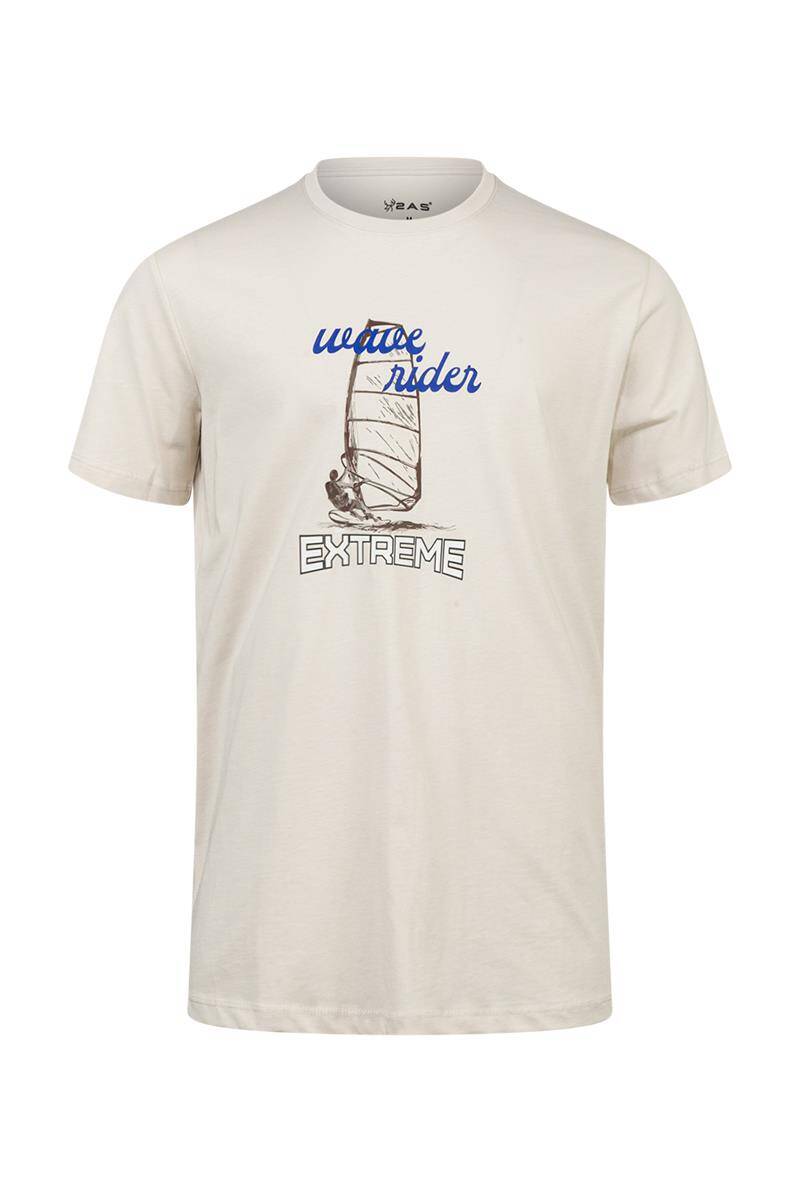 2AS Alex Baskılı Erkek Sıfır Yaka T-Shirt 042 - 1