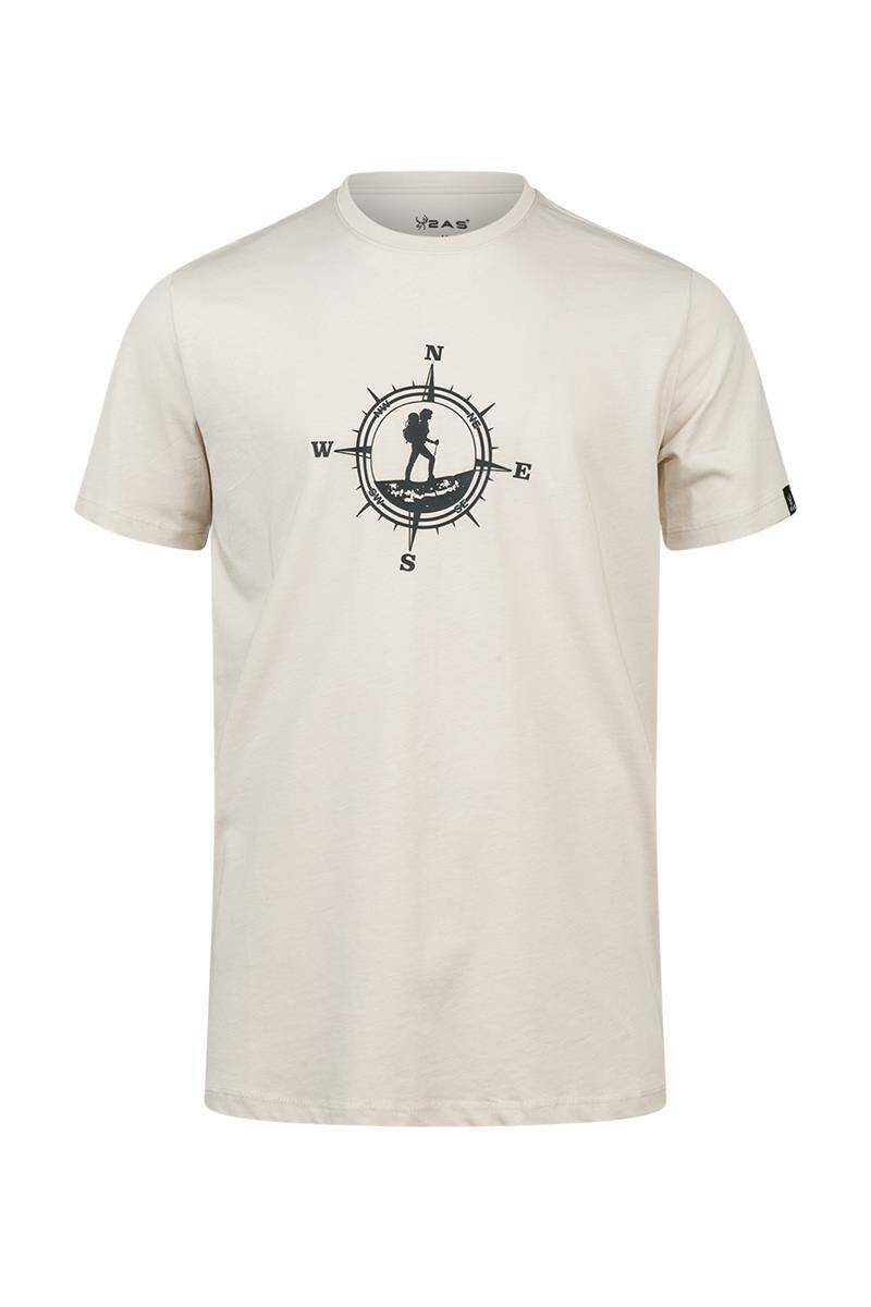 2AS Alex Baskılı Erkek Sıfır Yaka T-Shirt - 1