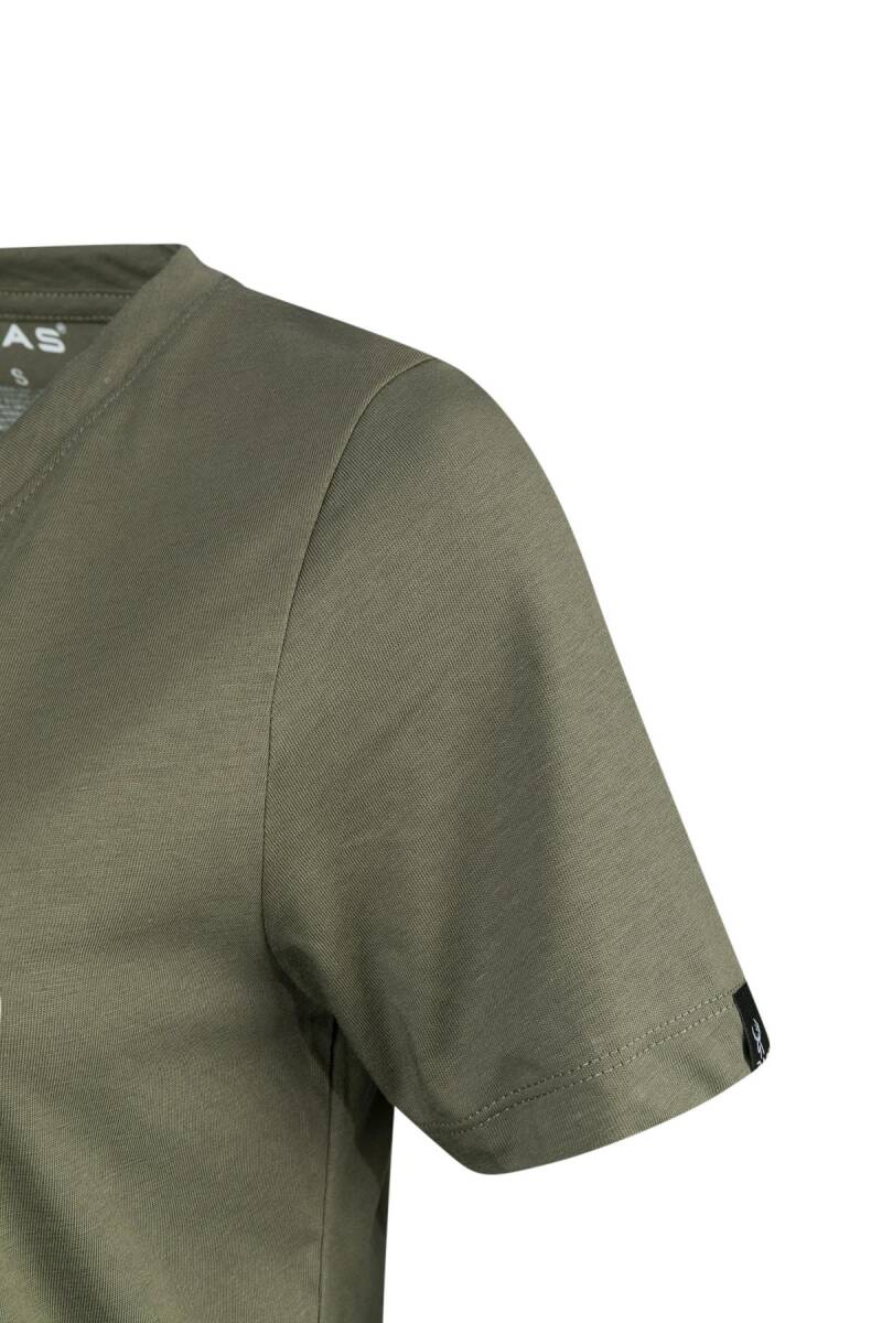 2AS Alone Baskılı V Yaka Kadın T-Shirt 406 - 3
