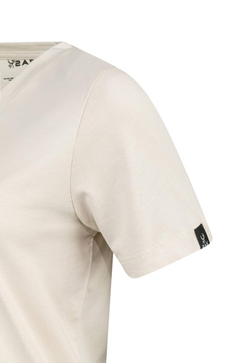 2AS Alone Baskılı V Yaka Kadın T-Shirt 404 - 3