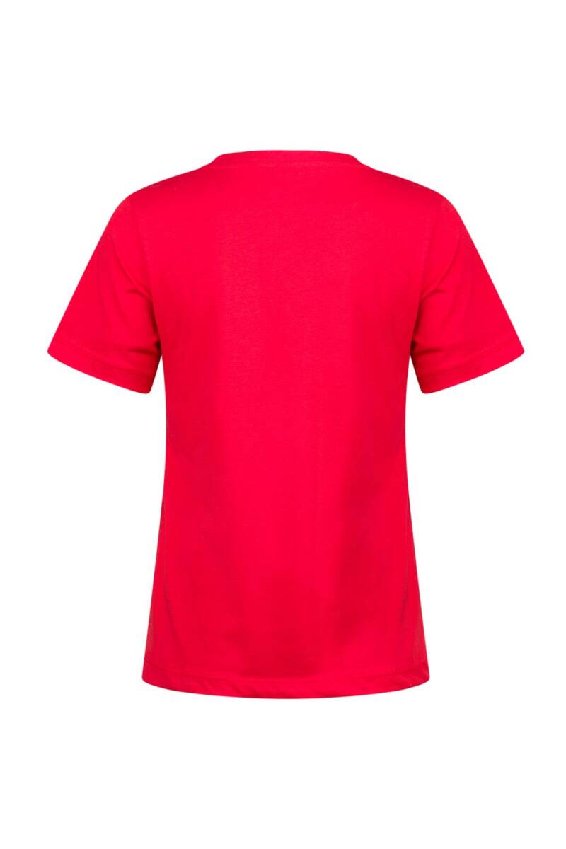 2AS Alone Baskılı V Yaka Kadın T-Shirt 413 - 4