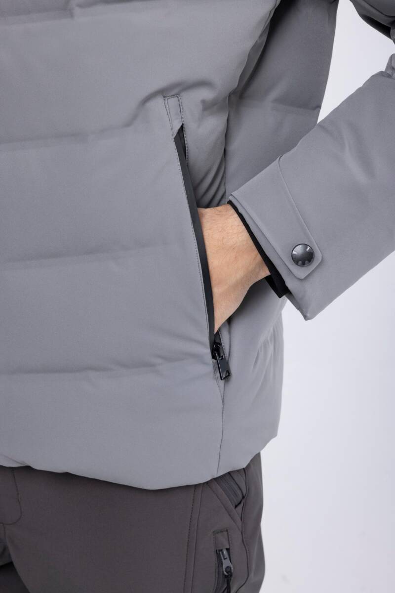 2AS Araluen Erkek Down Ceket Gri - 3