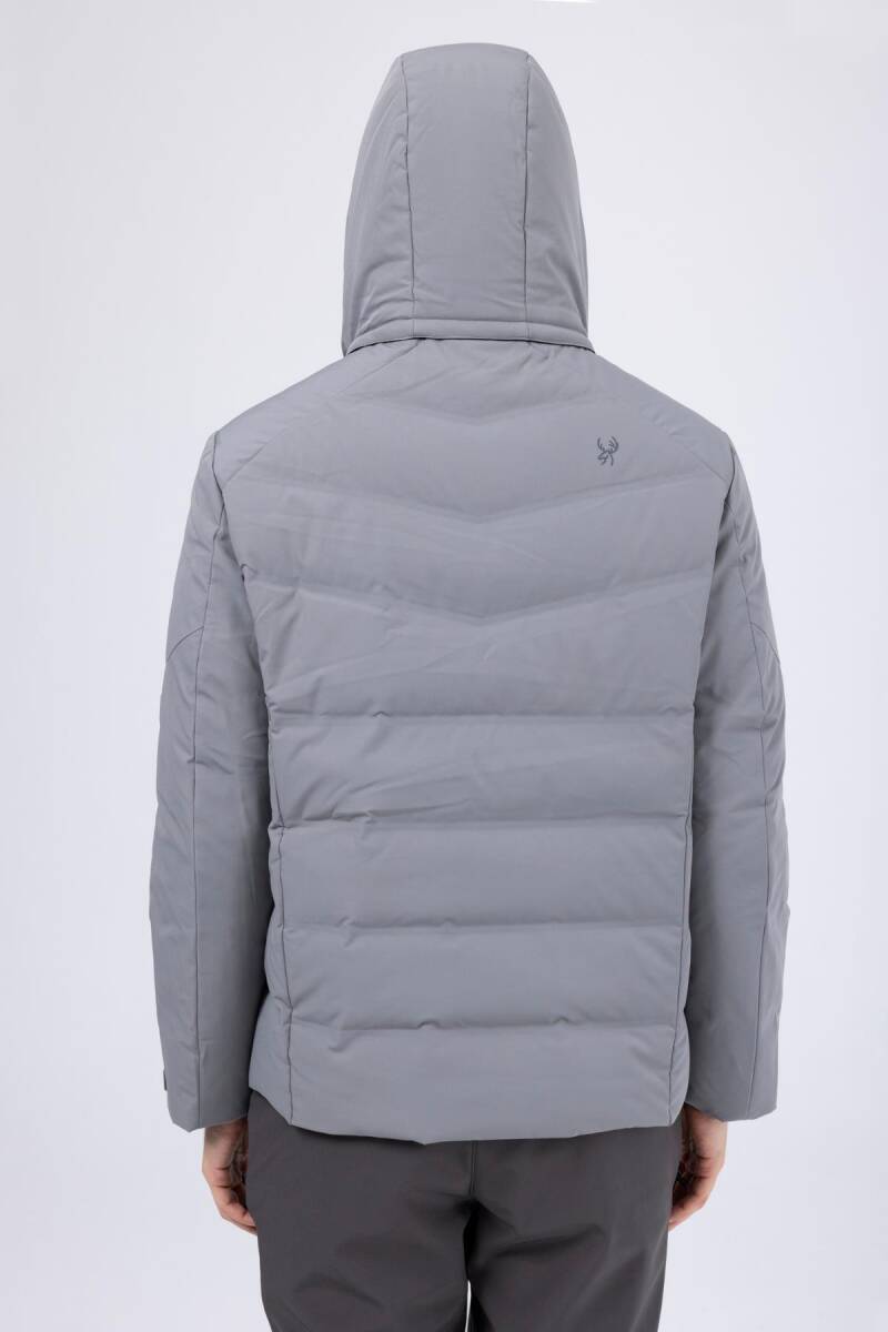 2AS Araluen Erkek Down Ceket Gri - 4