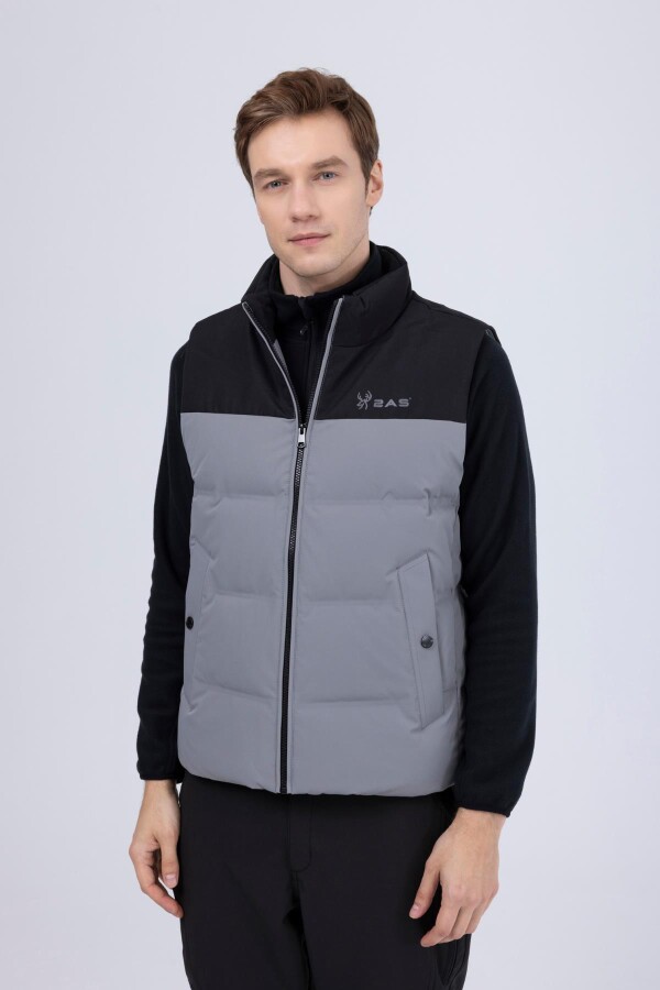 2AS Archer Erkek Down Yelek Gri/Siyah - 2AS