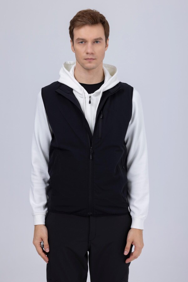 2AS Arete Unisex Yelek Siyah - 2AS