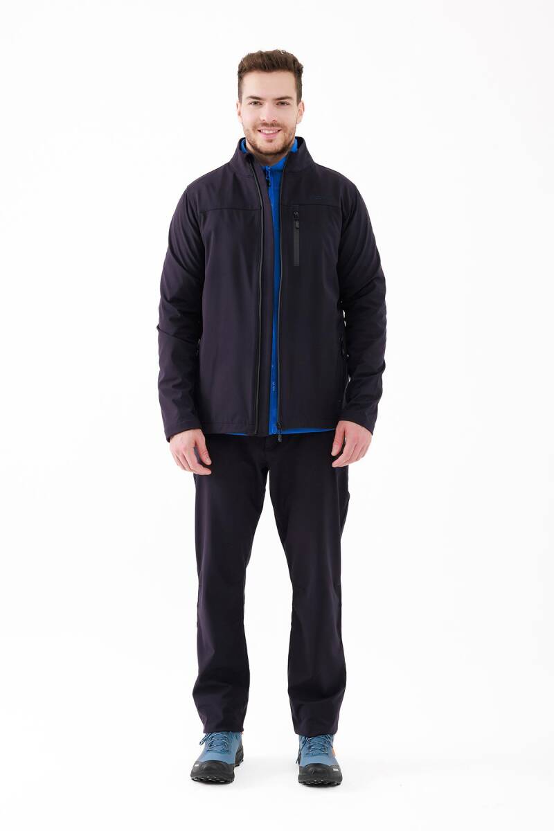 2AS Badger İnce Softshell Erkek Pantolon Siyah - 1