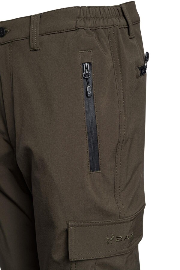 2AS Barunas Erkek İnce Softshell Kargo Pantolon Haki - 2AS (1)