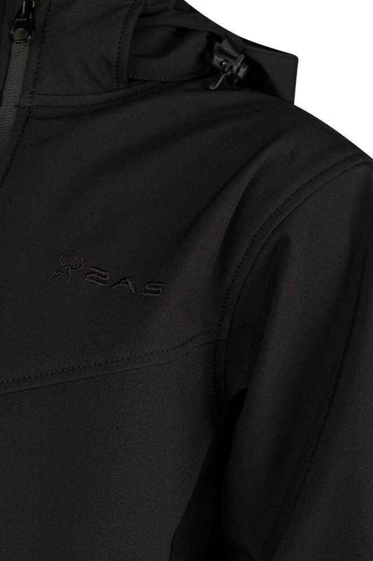 2AS Bauer İnce Softshell Çocuk Mont Siyah - 3