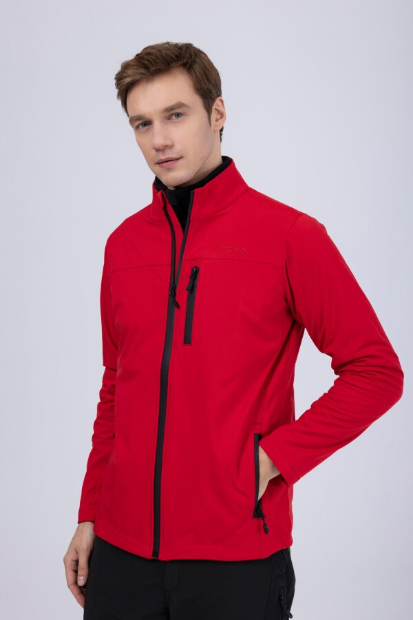 2AS Baxter İnce Softshell Erkek Ceket Kırmızı - 2AS